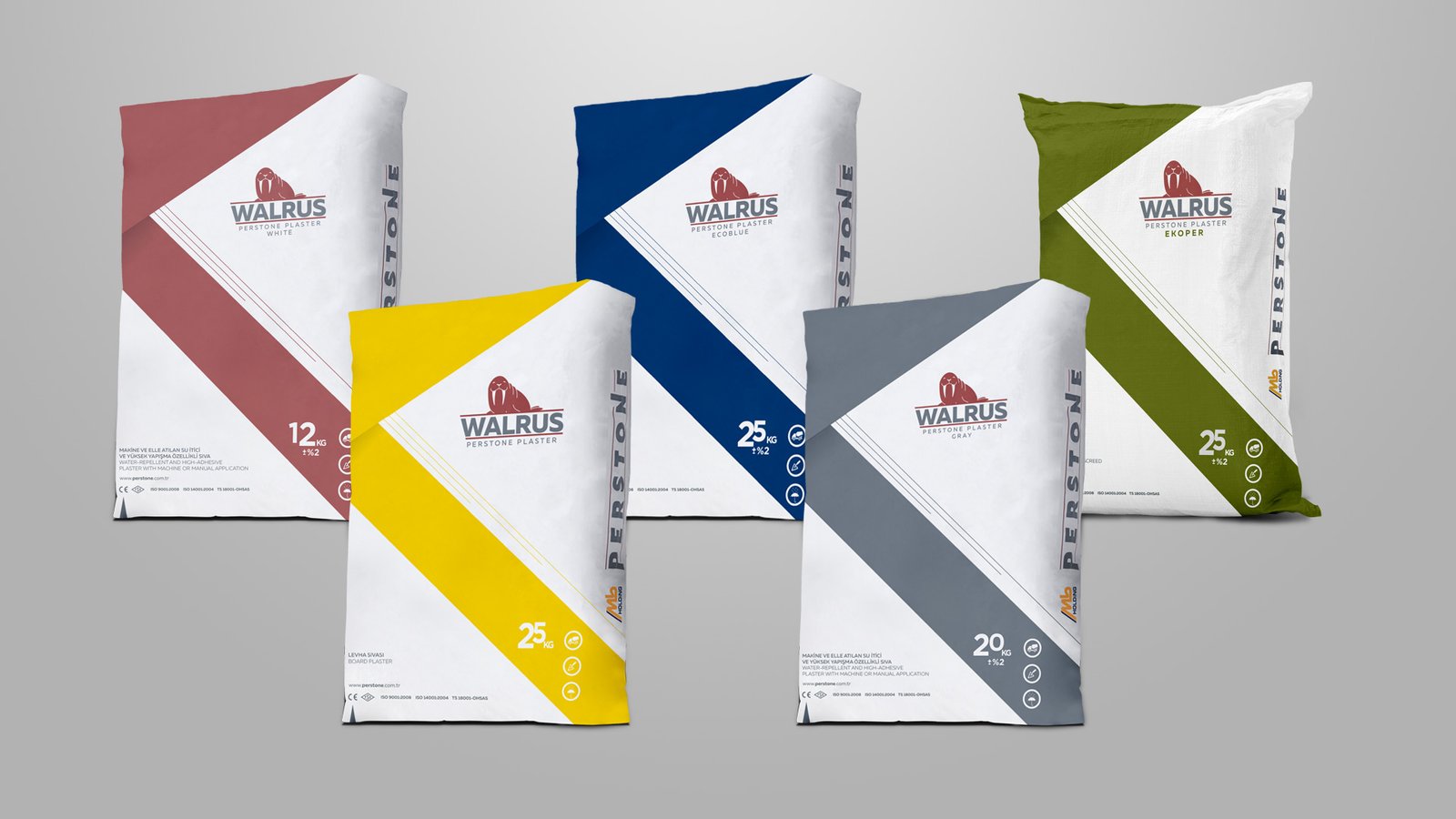 Perstone Walrus Yüksek Yapışma Özellikli Yalıtım Sıvası